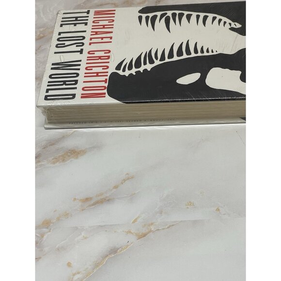 Michael Crichton The Lost World Hardback Jurassic Park Sequel SEALED - Picture 6 of 8